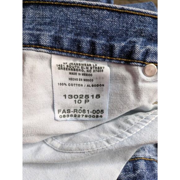 Vintage 90s Lee Riders Blue High Rise Mom Jeans Dark Wash Sz 10P Tapered Leg - Picture 9 of 10